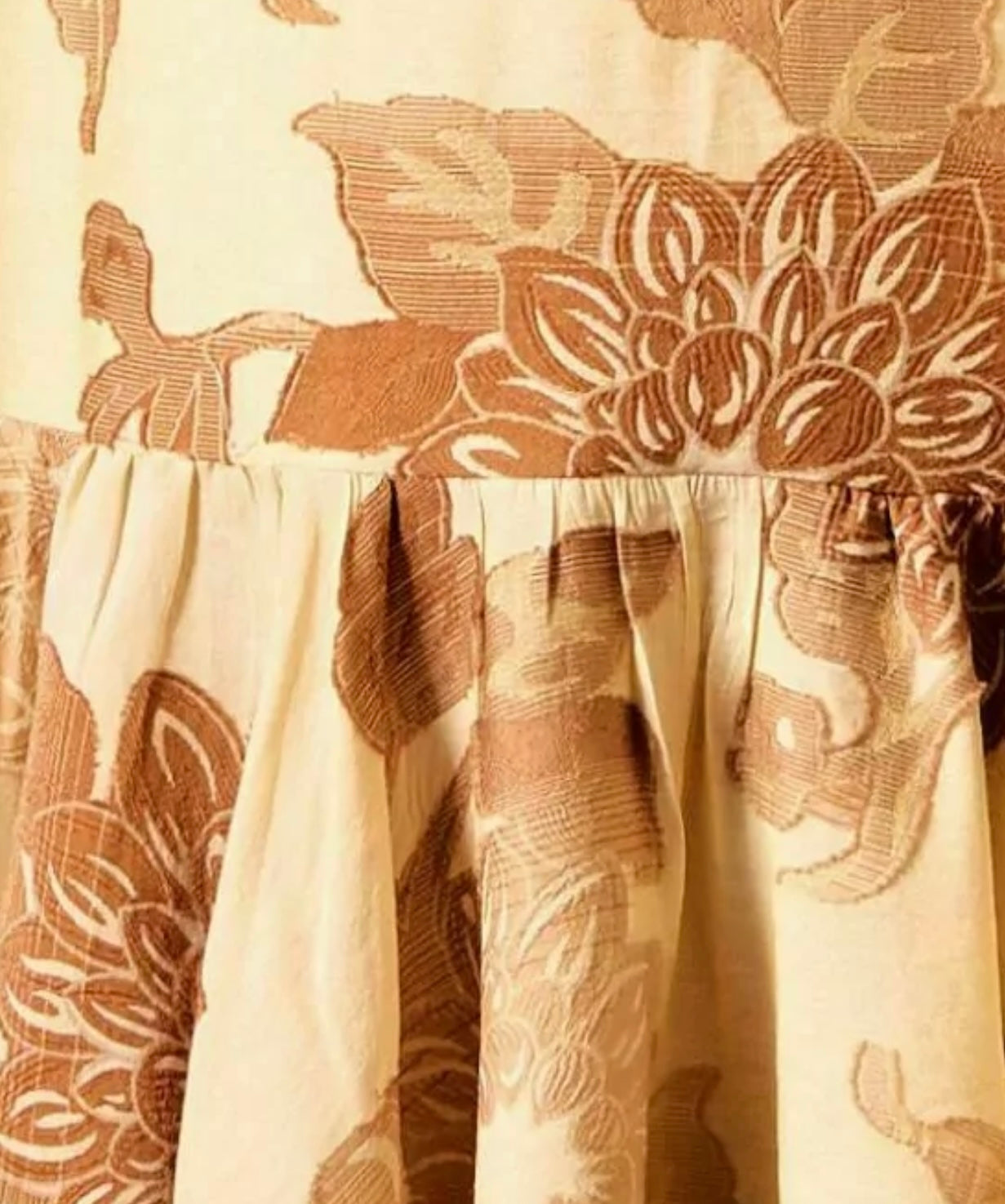 Vestido Jacquard Floral
