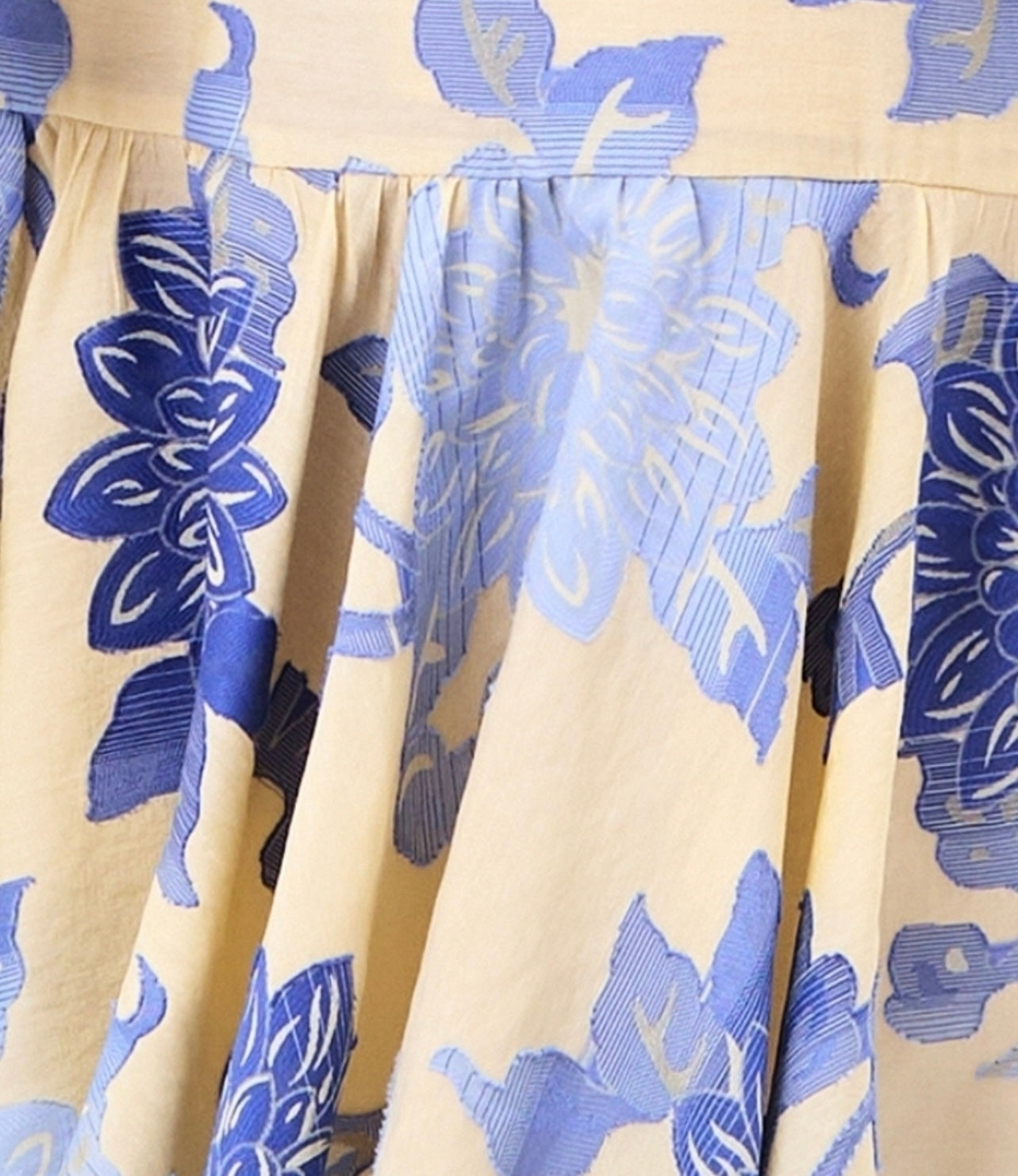 Vestido Jacquard Floral