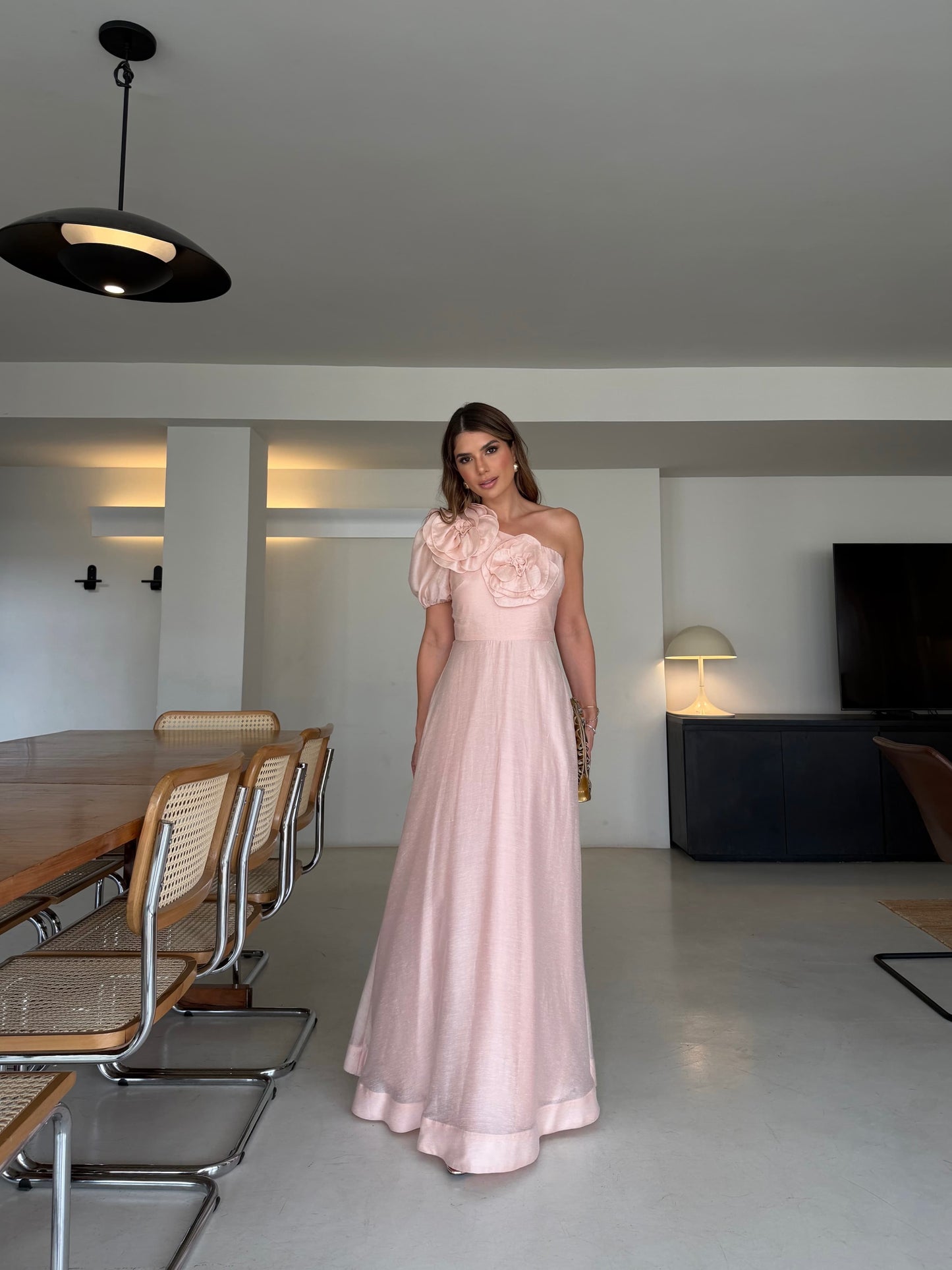 Vestido Flores 3D Amália