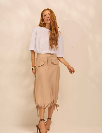 Calça Cropped Baloon