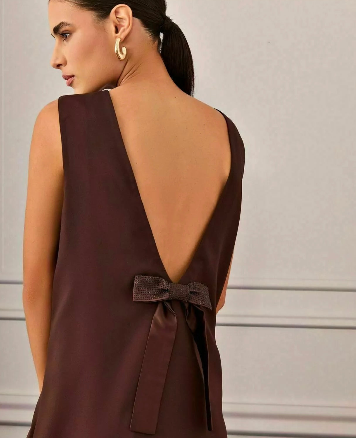 Vestido Laço Strass