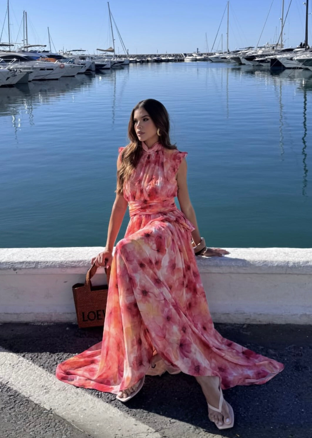 Vestido Longo Floral