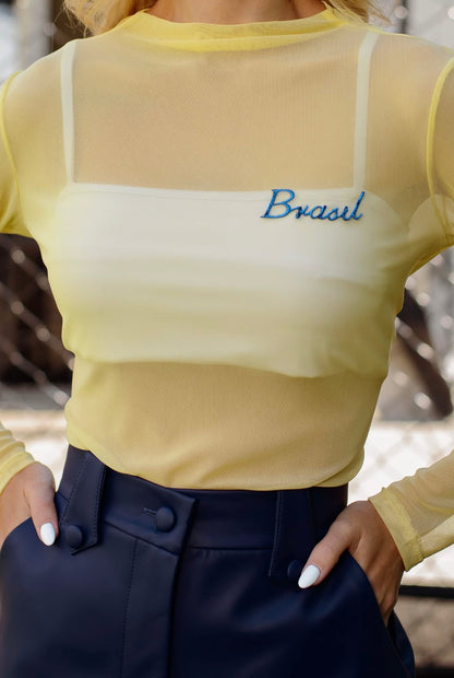 Blusa Tule Brasil