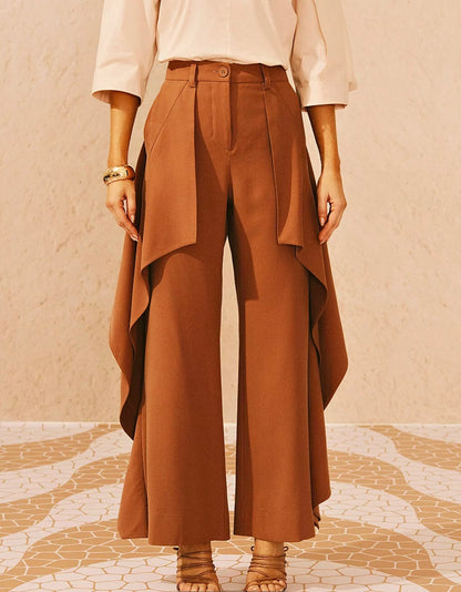 Calça Alfaiataria Babados