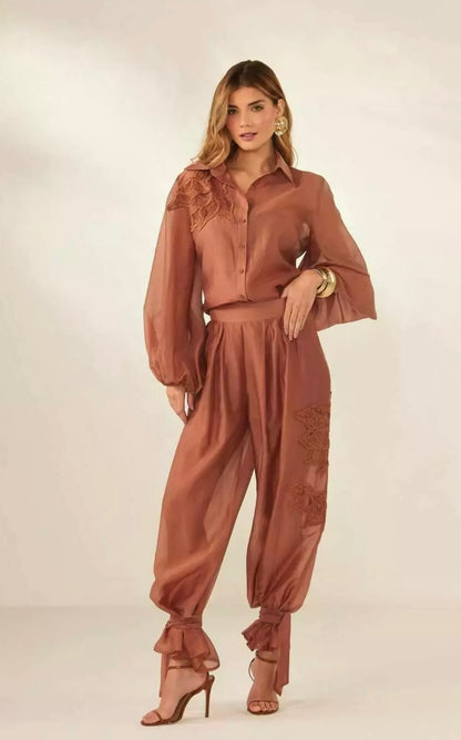 Calça Bomber Flor