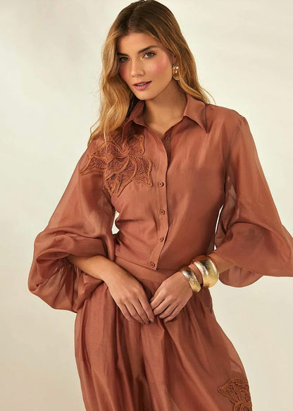 Calça Bomber Flor