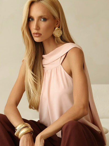 Blusa Jersey Com Capa