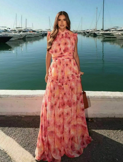 Vestido Longo Floral