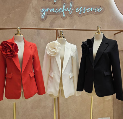 Blazer Scarlet com Flor removível