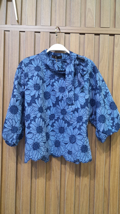 Camisa Laço em laise