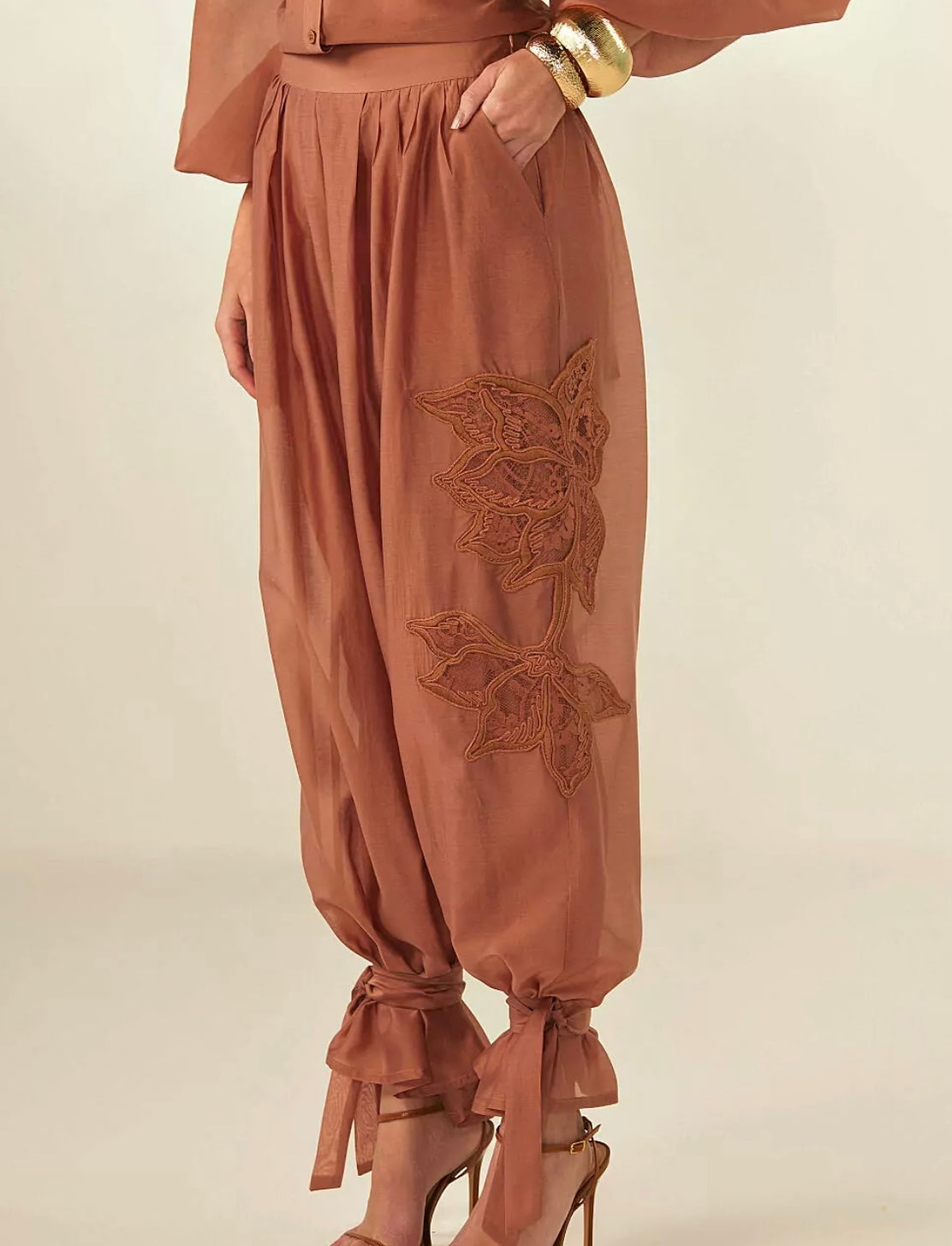 Calça Bomber Flor