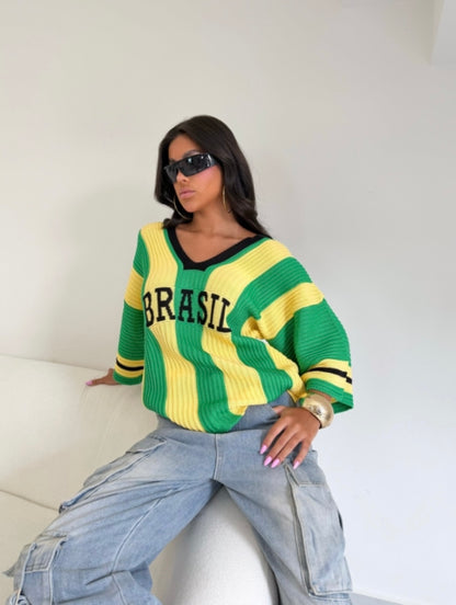 PRÉ VENDA - Blusa Brasil Hexa