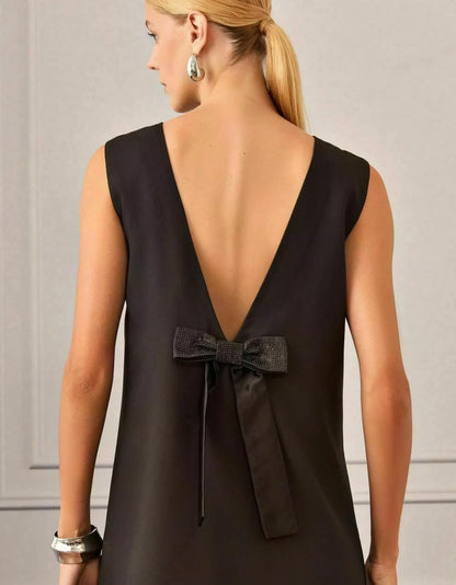 Vestido Laço Strass