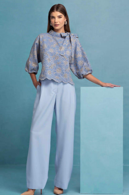 Camisa Laço em laise