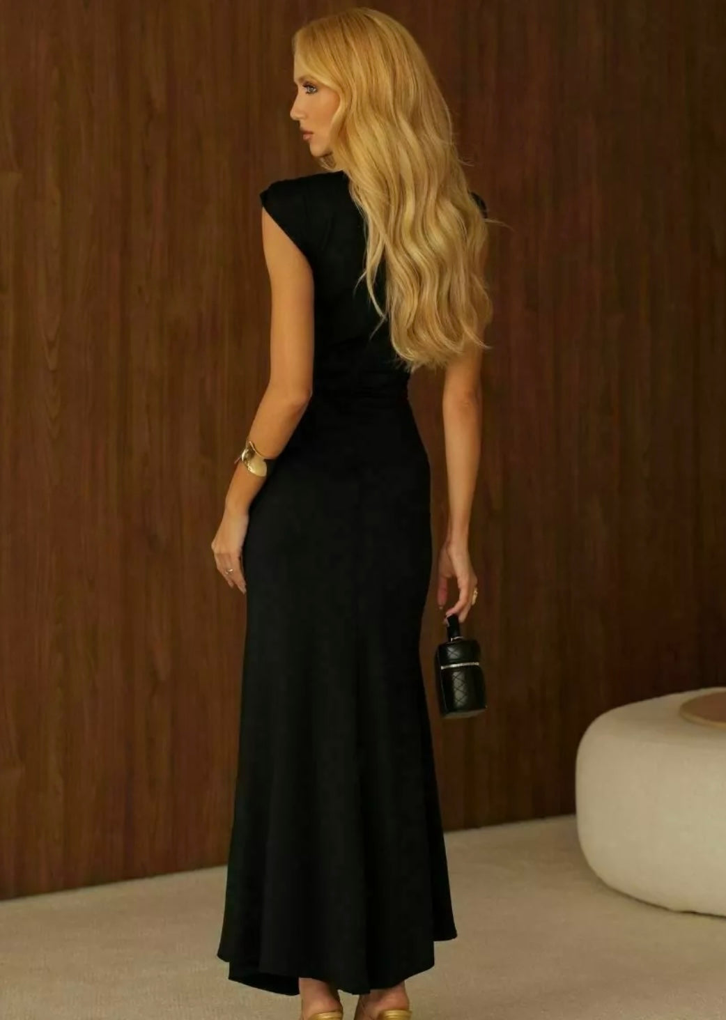 Vestido Jersey com Recortes